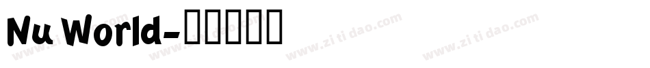 Nu World字体转换